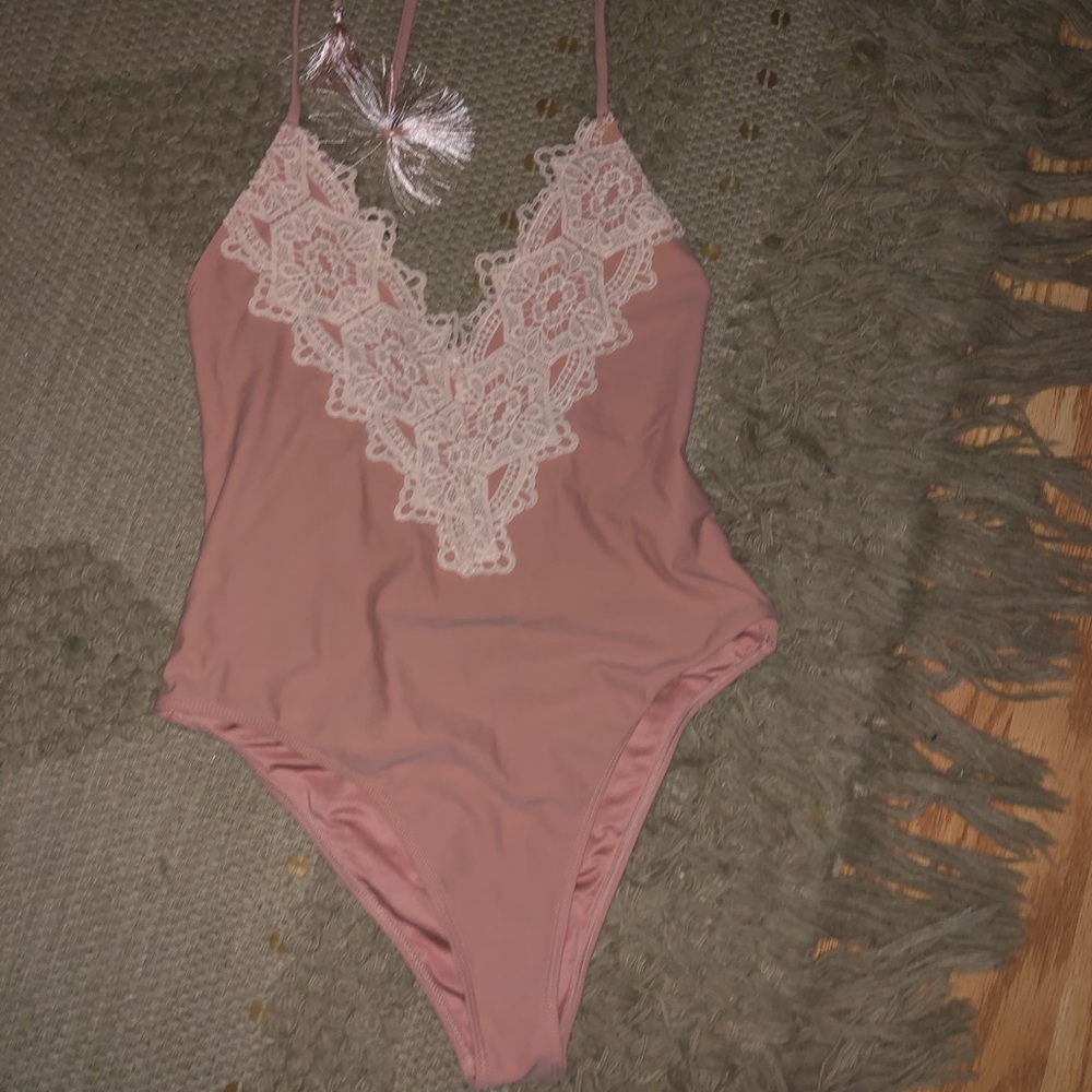 Mauve pink one piece